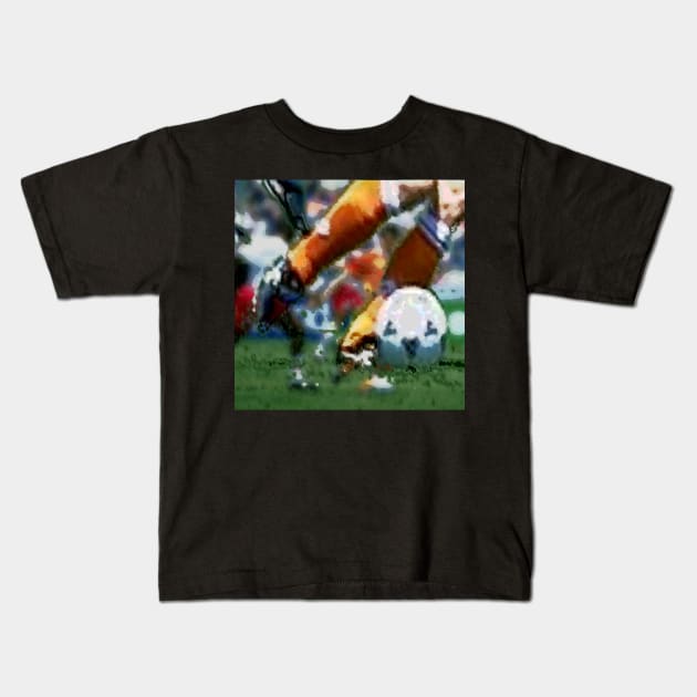 Soccer Team Kids T-Shirt by robelf